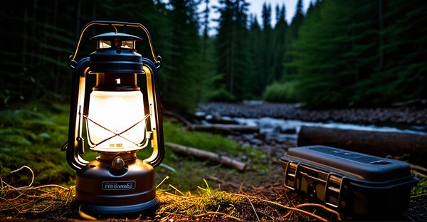La lampe camping rechargeable : lumière et praticité en plein air